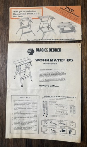 Black decker workmate 85 - workmate,