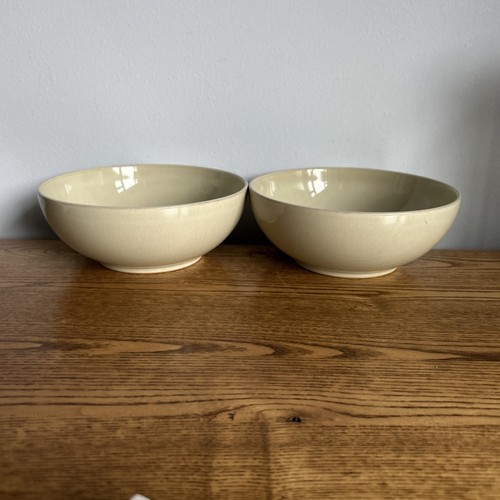 Denby linen cereal coupe bowls - denby,