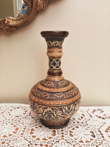 Doulton lambeth persian vase - doulton,