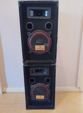 Auna 8" PA Speakers x2, 200W
