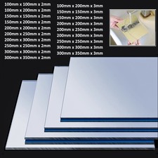 Flexible Reflective Mirror Sheets Non Glass Mirror Self-Adhesive Plastic Mirror