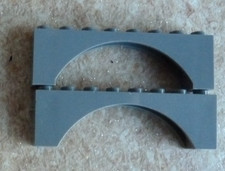 LEGO 3308 DARK STONE GRAY Arch