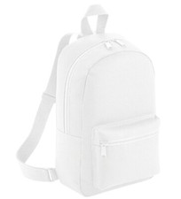 White Mini Backpack Back To School College Festival Rucksack Kids Changing Bag