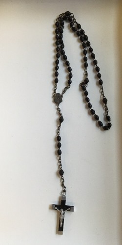 Ref39 necklace rosary old - necklace,