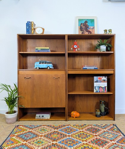Vintage plan bookcases - plan,