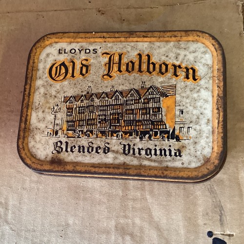 Lloyds old holborn tobacco - old, tin