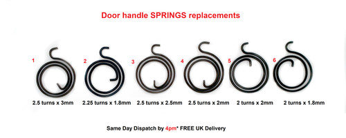 Door handle springs - door,