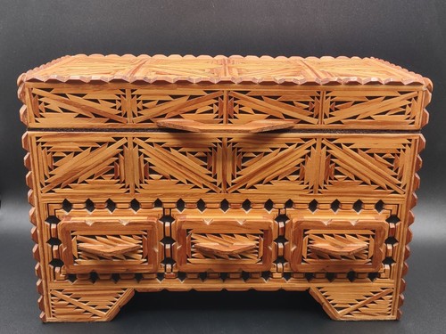 Vintage matchstick prison art - prison,