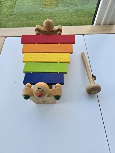 Wooden xylophone colourful - wooden,