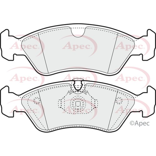 Brake pads set for - for, vauxhall