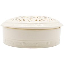 Royal Creamware Trinket Box Occasions Pierced 15.5cm Collectable Piece OC42