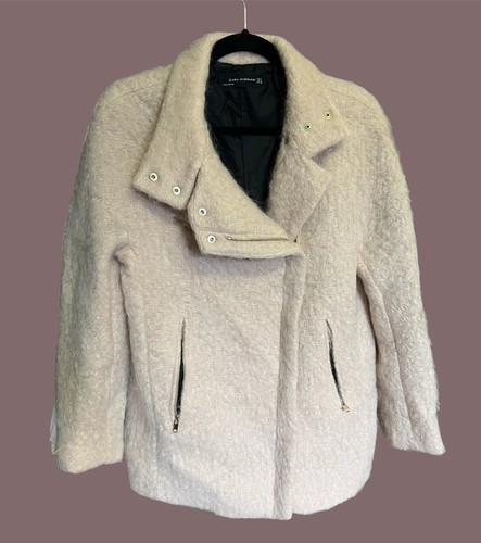 Zara alpaca blend moto - blend, jacket