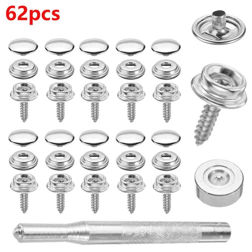 62pc snap fastener kit - fastener,