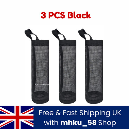 Pcs black plastic bag - 3,