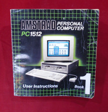 Amstrad PC1512 User Instructions Book 1 for MS-DOS by Consumer Electronics.