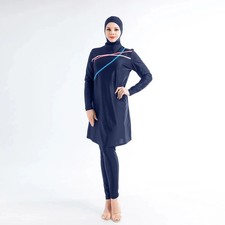 Muslim Women Swimwear Full Cover Modest Burkini Swimsuit Islamic Swim Costumes