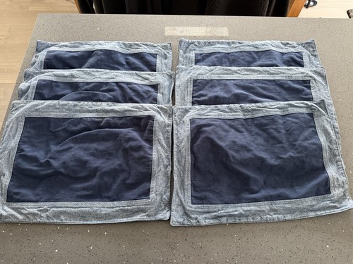 Denby linen placemats 6 - x,