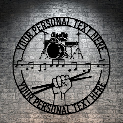 Personalized drummer sticks - &,