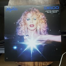 Kylie Minogue DISCO HMV Limited Edition Blue Vinyl LP