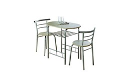 Modern Oak Dining Table and 2