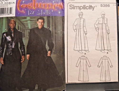 Sewing pattern men duster - pattern**men's,