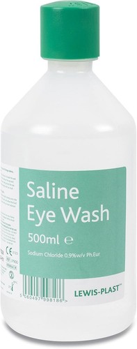 Saline eye wash solution - saline,