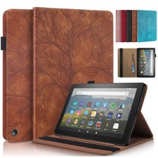 For Amazon Kindle Fire HD 8 HD 10 8" 10.1" Tablet Leather Stand Case Flip Cover