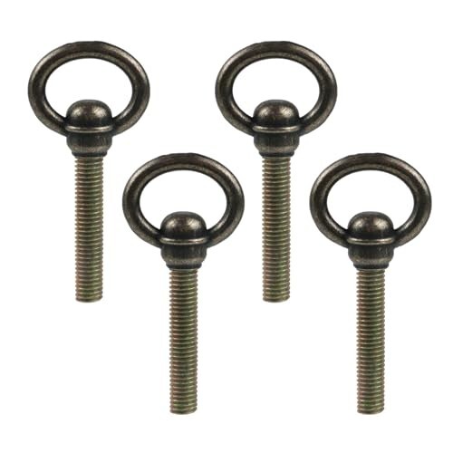 4pcs antique brass - 4pcs, swivel