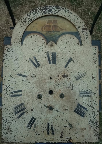 Antique hand painted - antique, longcase