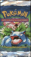 1999 Pokemon FRENCH 1st Edition Base Set Florizarre-Venusaur Booster EMPTY VIDE3