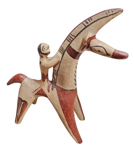 Vintage ceramic horse and - vintage,