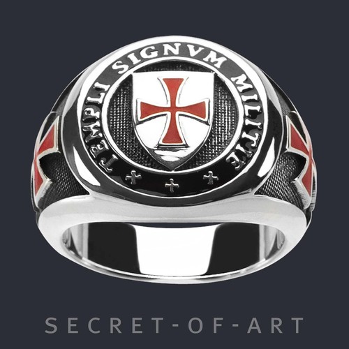 Knights templar ring 925 - templar,