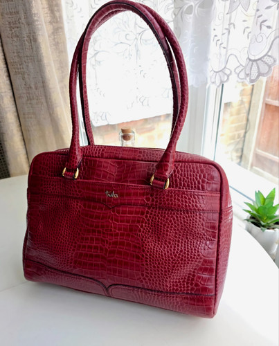 Tula garnet croc embossed - tula,