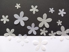 Vellum paper flower die cuts