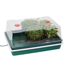 Garland XL High Dome Electric Propagator 24W Heated Greenhouse Seed Starter Tray