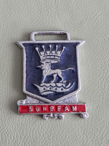 Vintage sunbeam keyring fob - vintage,
