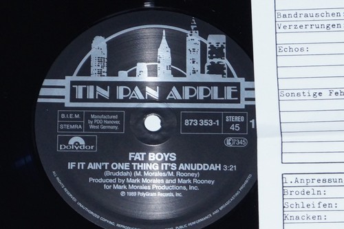 Fat boys ain t - -if, one