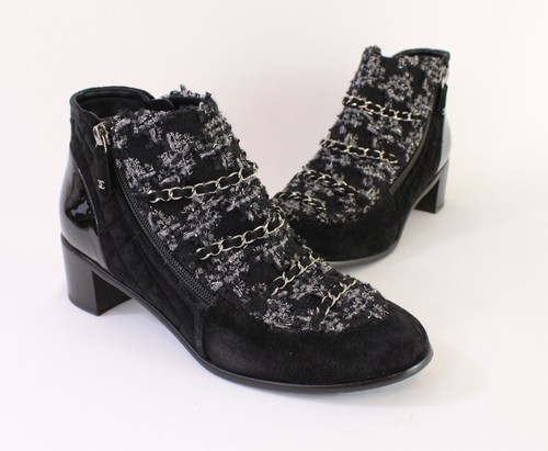 Chanel women black - chanel, silver