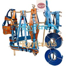 Turquoise & Tan Hand Tooled