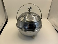 Hammered chrome ice bucket - chrome,
