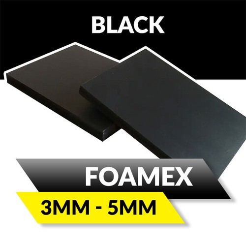 Black foam pvc light - black,