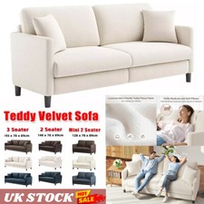 2/3 Seater Teddy Velvet Sofa