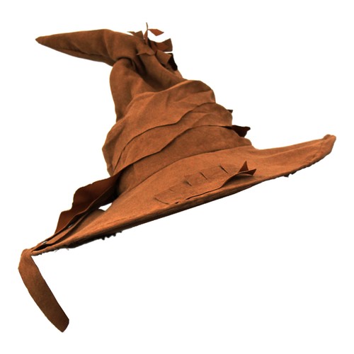 Brown wizard witch hat - wizard,