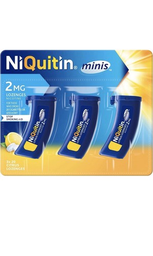 Niquitin minis citrus 60 - niquitin, mg