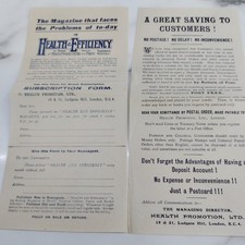 Antique Advertising Leaflets