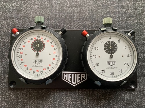 Heuer clubmaster stopwatch set - clubmaster,
