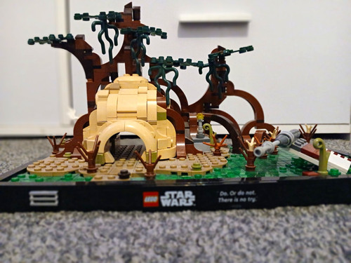 Lego star wars dagobah jedi - star,