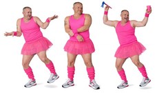 Adults Neon Pink Stag Night