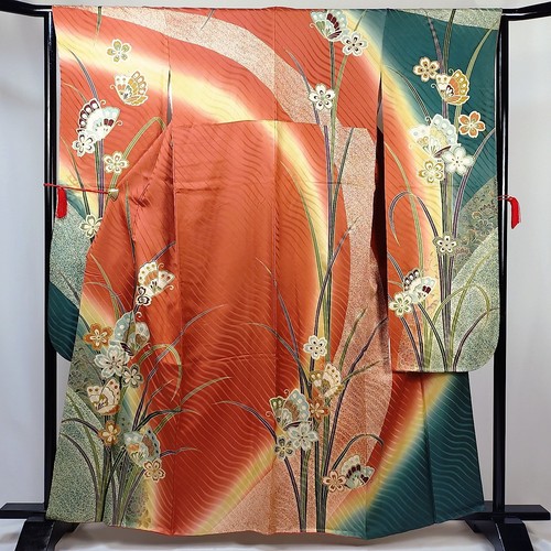 Vintage japanese silk - vintage, furisode