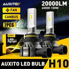 Pair H10 LED Fog Driving Light